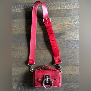 Zana Bayne Red Mini Choker Bag